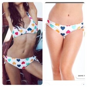 NWT! Wildfox Swim VINTAGE HEARTS Swimsuit